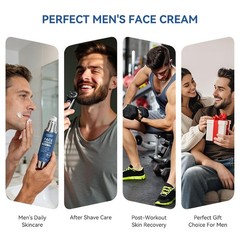 Particle Face Cream For Men 6 In 1 Anti Aging Cream Fights Eye Bags Dark Spots