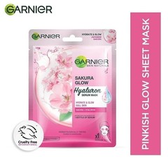 Garnier Skin Naturals Face Serum Sheet Mask – Pack of 10 – Free Shipping