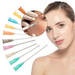 50pcs 18/21/22/23/25/27/30G Disposable Micro Cannula Replacement Components