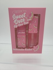 Beauty Creations Sweet Watermelon Dose Duo Lip Oil Lip Scrub Lip Gloss Set
