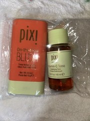 Pixi on the go Blush Juicy & Pixi Vitamin C Tonic Brightening Toner Travel Sizes