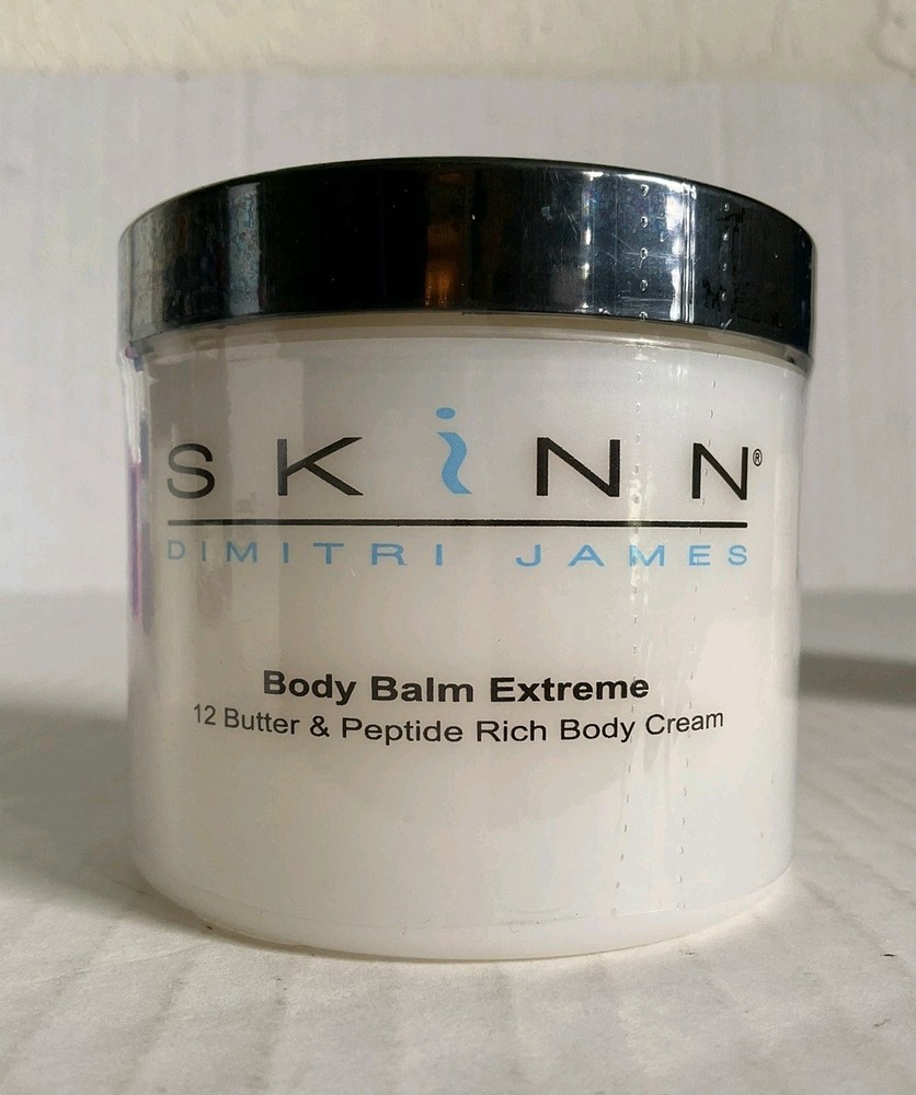 SKINN Body Balm Extreme 12 Butter & Peptide Rich Body Cream 4oz Dimitri James