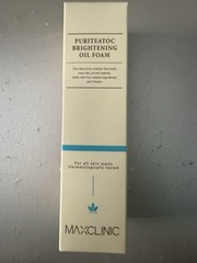 MAXCLINIC Puriteatoc Brightening Oil-to-Foam Face Cleanser Niacinamide 3.88 oz