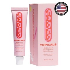 Faded Brightening Serum | Kojic Acid & Niacinamide For Radiant Skin | 0.5 Fl Oz