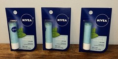 Lot of 3 NIVEA Mint & Minerals Lip Care – 0.17 oz – NEW Sealed