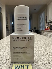 Community Sixty-Six Nourishing Rich Moisturizer 1.7oz / 50mL FULL SZ SEAL BOX
