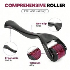 540 Titanium Microneedle Derma Roller Micro Needle Skin Care For Hair Loss Beard