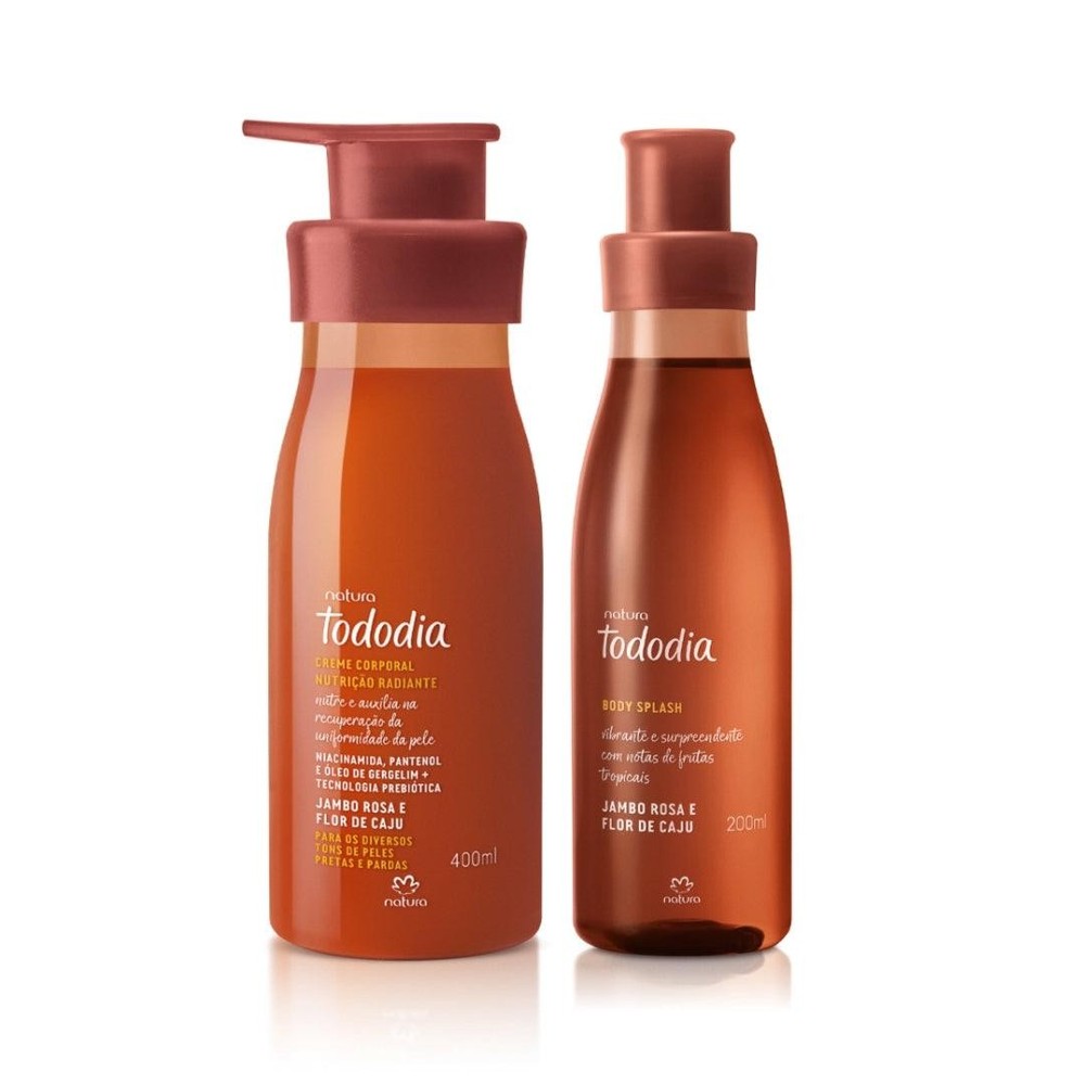 Todo Dia Pink Jambo and Cashew Flower Kit Natura Daily Skin Care