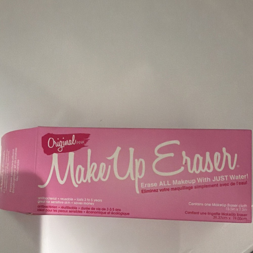 MakeUp Eraser Original Pink Makeup Remover Cloth Polyester Sensitive Skin