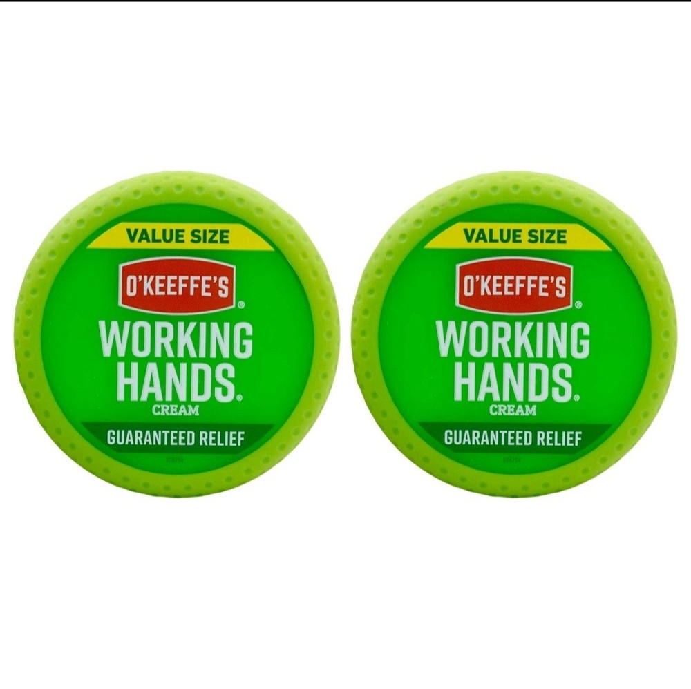 2-Pack O&rsquo;Keeffe&rsquo;s Working Hands Hand Cream Value Size – Two 6.8 Ounce Jars