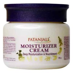 2X Patanjali Moisturizer Cream 50g each Deep Moisturization & Nourishment
