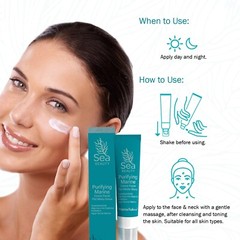 Sea Beauty Purifying Marine Facial Cream, High Grade Sea Ingredients, Anti Aging