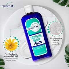 Epsom-It Soothing Nerve Lotion – Epsom Salt Magnesium Lotion, Topical Magnesium