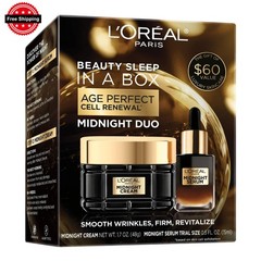 L&rsquo;Oreal Age Perfect Cell Renewal Duo Face Cream & Serum Free Shipping