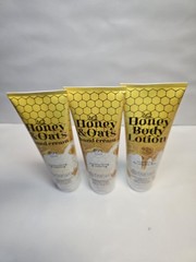 Barwa Honey Skin Care Set 3-Pack Body Lotion & 2 Honey Oats Hand Creams