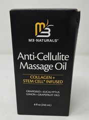 M3 Naturals Anti-Cellulite Massage Oil Collagen| Stem Cell Infused Oil Exp 09/27