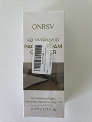 Onrsv Recovery Mud Pack To Foam Cleanser New Sealed Exp 1/28
