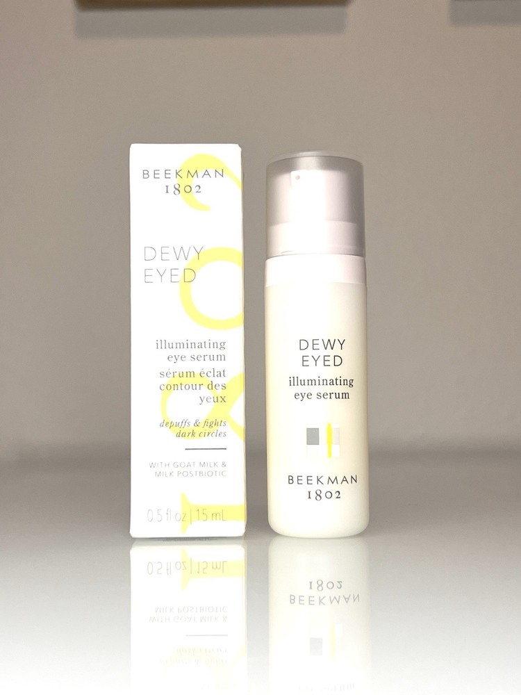 Beekman 1802 Dewy Eyed Illuminating Depuffing Eye Serum 0.5oz $44 MSRP