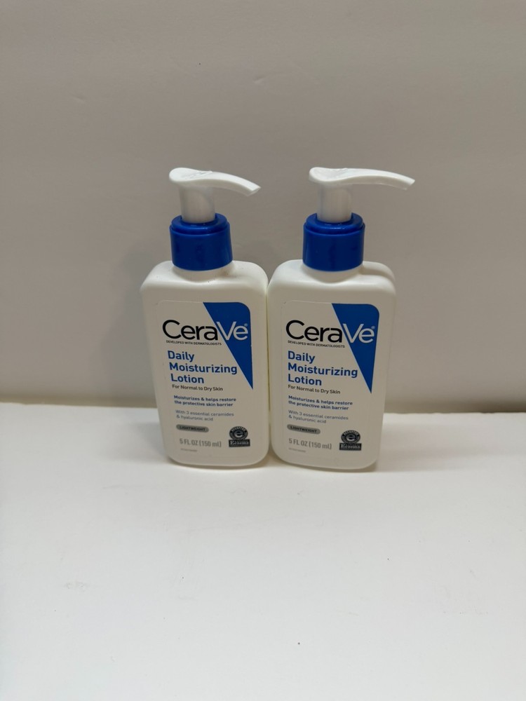CeraVe Daily Moisturizing Lotion Normal to Dry Skin 2-5oz Bottles