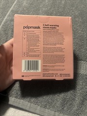 POPMASK LONDON Sleepover Rose Scented Self-Warming Steam Mask (5 Pack).
