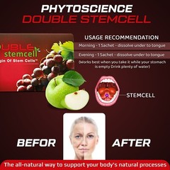 2 x Phytoscience Apple Grape Double StemCell Stem Cell Anti Aging EXP 2028
