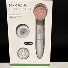 Sonic face cleaning brush 2 in 1 For Facial Skin Care Massage Vibration Tool.