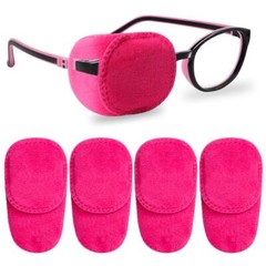4 Pcs Reusable Eye Patches for Kids Treating Lazy Eye Amplyopia Strabismus