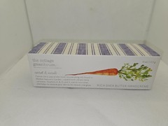The Cottage Greenhouse Carrot & Neroli Hand Crème Rich Shea Butter 4 oz Tube NIB