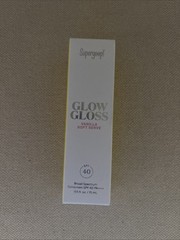 Brand New Supergoop! Glow Gloss SPF 40 Lip Balm Vanilla Soft Serve 0.5 Oz