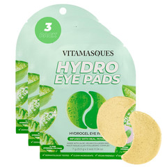 Vitamasques Hydrogel Eye Pads – Infused with Real Petals, under Eye Mask, Birthd