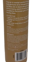 Spa Essentials—Coastal Cream Hydrating Body Perfume Oil—3.2oz—Vanilla-Sea Salt—