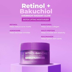 LUXE ORGANIX Retinol + Bakuchiol Overnight Lifting Moisturizer 50g