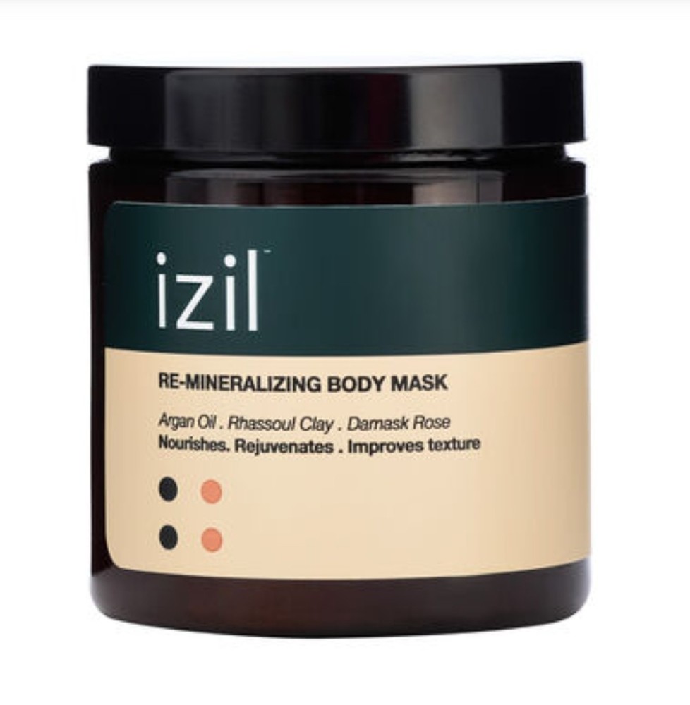 Moroccan Izil Re Mineralizing Body Mask Argan Oil Rhassoul Clay Damask Rose
