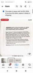 Major Minerin Creme for Dry Skin (Compare to Eucerin) 16 oz each