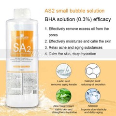 3Bottles Aqua Hydra Peeling Solution Hydro Serum for Dermabrasion Facial Machine