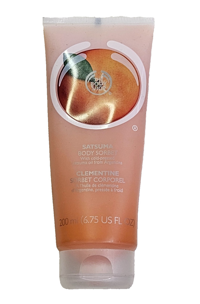 The Body Shop Satsuma Sorbet Moisturizer w cold pressed oil 6.75 oz