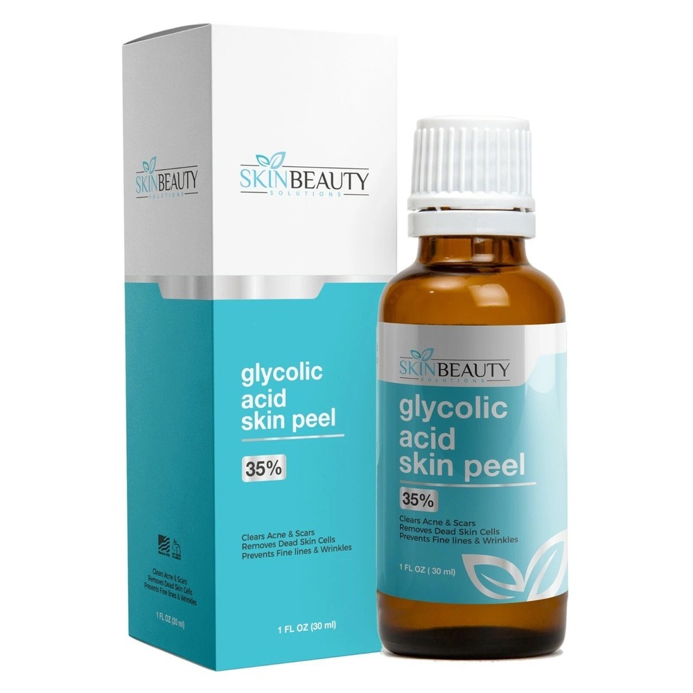 Glycolic Acid 35% Unbuffered Skin Peel Solution Exfoliating