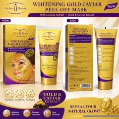 Whitening Gold Caviar Peel Off Mask – With Licorice, Gold Caviar Extracts