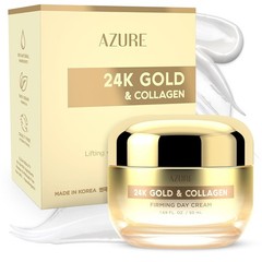Azure Dermatologist Tested 24K Gold & Collagen Face Moisturizer – K Beauty Anti-