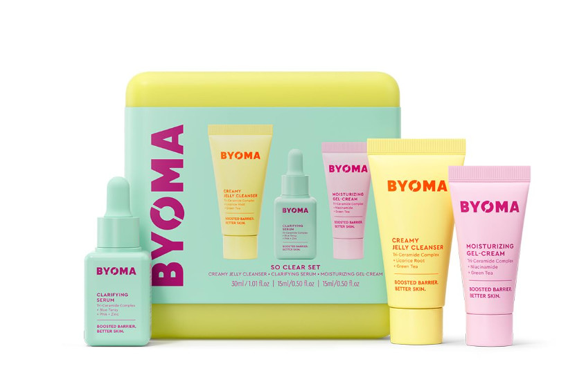 BYOMA So Clear Set – Barrier Repair Skincare Set for Acne Prone Skin