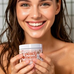 Quality Amatemas Peach Mami Firming Body Cream – Hydrating Saggy Skin Tightening