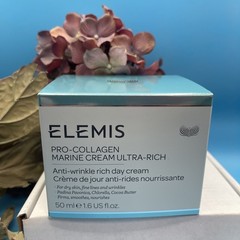 ELEMIS PRO COLLAGEN MARINE CREAM ULTRA RICH 50ml 1.6oz ANTIWRINKLE CREAM GENUINE