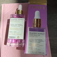 Truly Glazed Donut After Shave Oil | Hydrating | Full Size 90 ml/3.1 fl oz | NEW