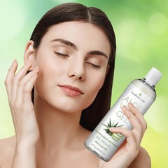 KinRose Care, 12oz Organic Aloe Vera Gel for Face, Skin, Hair & Sunburn Relief