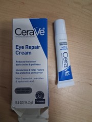 CeraVe Eye Repair Cream 0.5oz Under Eye Cream for Dark Circles Puffiness New