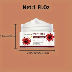 Peptide Face Cream Anti Aging Collagen Protein Fine Lines Plump Firm Skin Cream