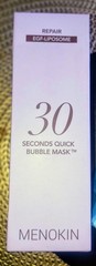 MENOKIN 30 segundos 95 ml mascarilla de burbujas rápidas K-Beauty combo x3,