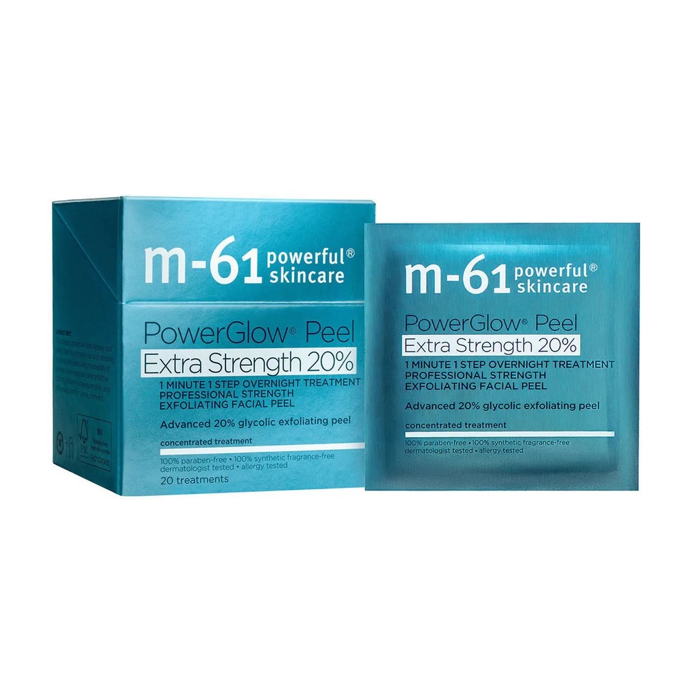 M-61 Powerful Skincare Power Glow Facial Peel Extra Strength 20% Overnight NEW