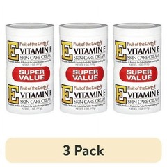 Fruit of the Earth Vitamin E Skin Care Cream Super Value, 4 Oz., PACK of 3