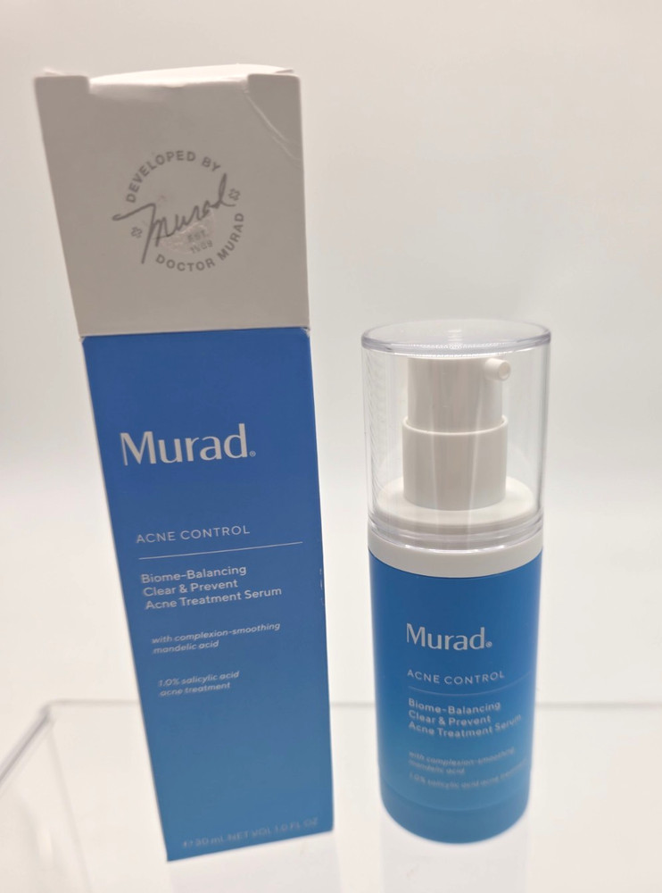 Murad Biome-Balancing Clear & Prevent Acne Treatment Serum 1 oz Exp 06/2027